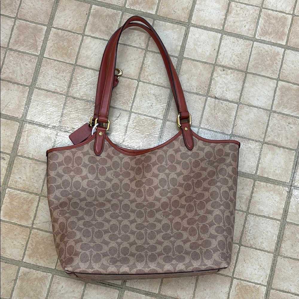 Elegant Brown Tote Bag